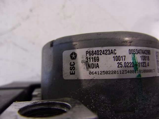 фото №5, Jeep compass ii 2.0 mtj 17- насос abs 68402423ac