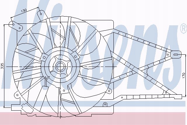 фото №2, Вентилятор радіатора opel