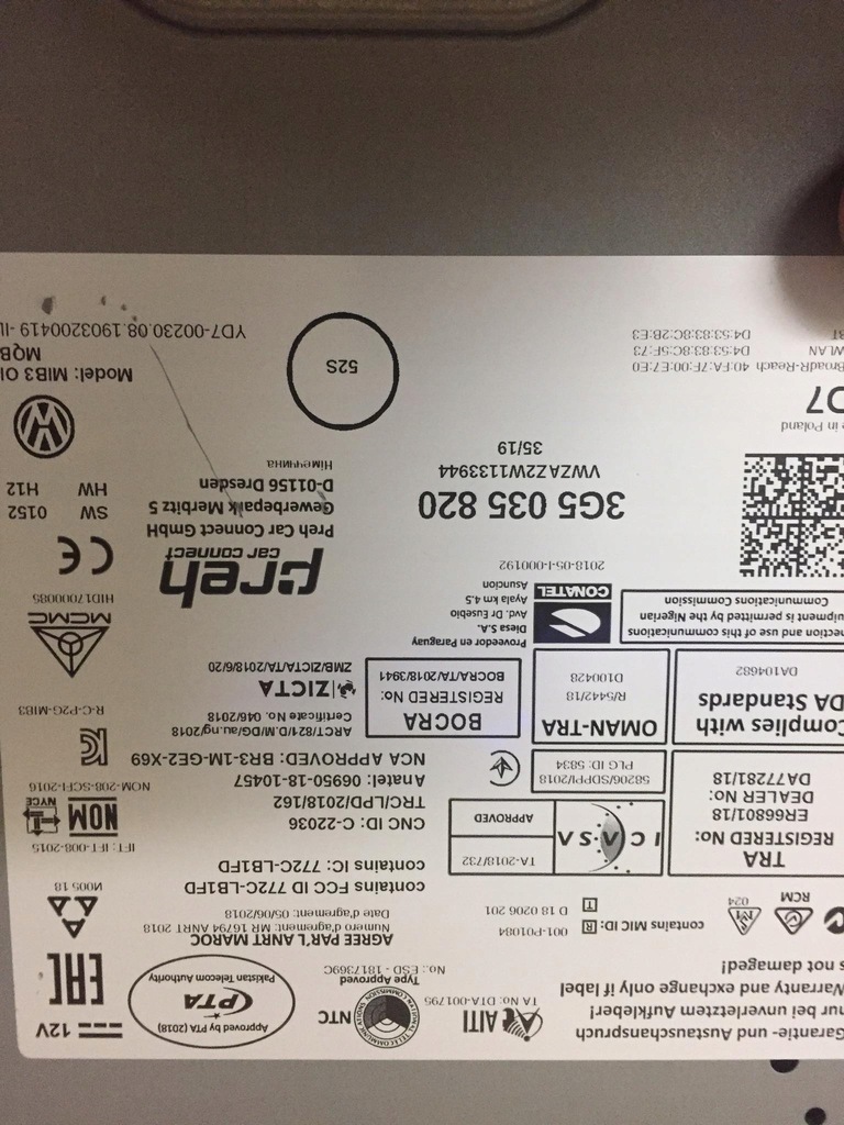 фото №6, Vw passat arteon мультимедіа зчитувач mib 3g5035820