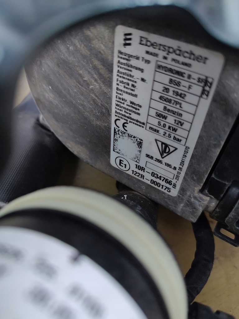 фото №8, Webasto обігрівач стояночний porsche macan 95b265081r