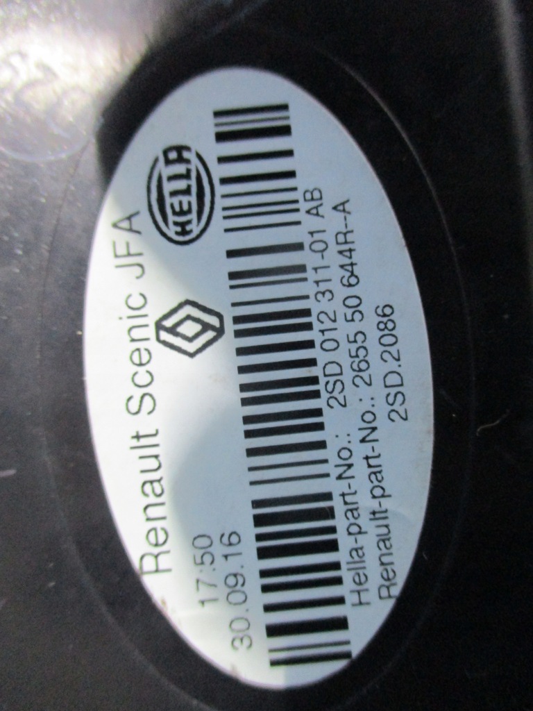 фото №5, Лампа задняя левая renault scenic iv led 265550644r