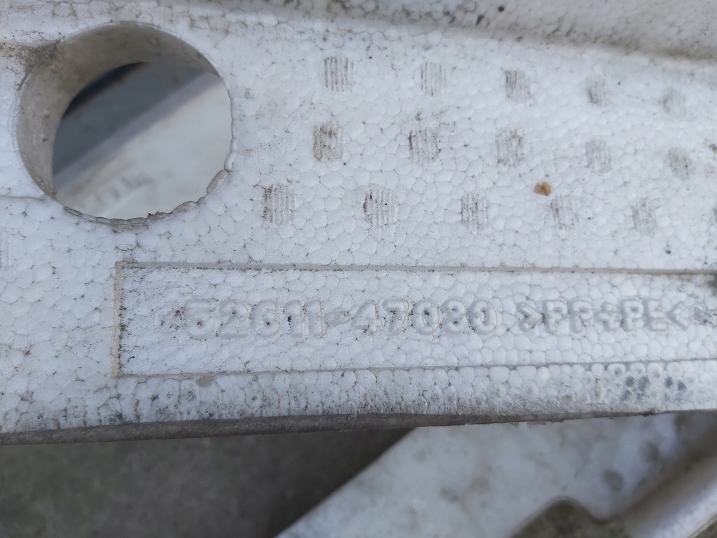 фото №7, Toyota prius ii абсорбер бампера перед пенополистирол балка 52611-47030