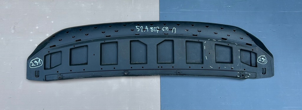 фото №1, Накладка бампера спойлер перед передний skoda rapid 12- 5ja807611