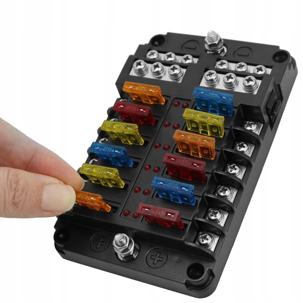 фото №11, Коробка роз'єм корпус запобіжників напрямна негативна profesjonalna 12 половина