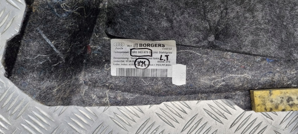 фото №15, Audi q5 8r обшивка оббивка багажника ліва задня 8r0863879d