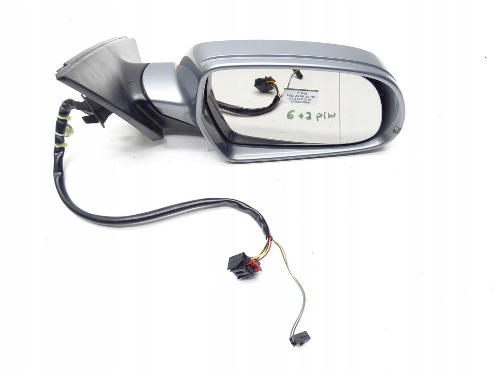 фото №1, Зеркало правое правый перед audi a4 b8 ly7g 6+2 pin
