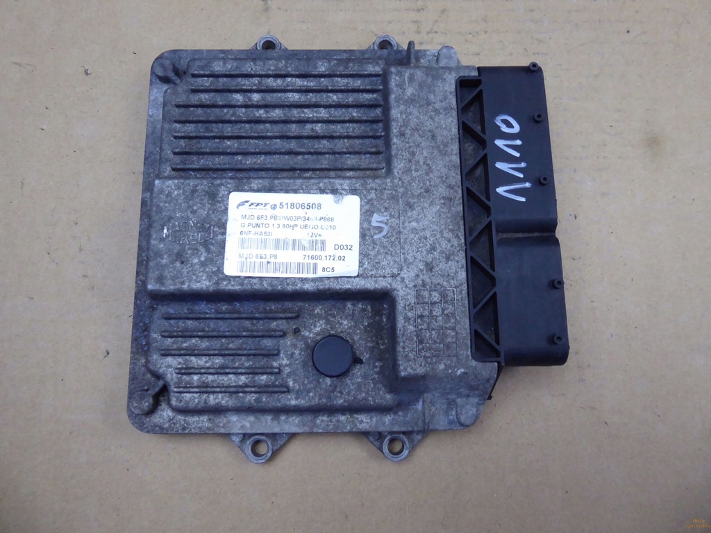 фото №1, Бортовий комп'ютер fiat grande punto 51862574