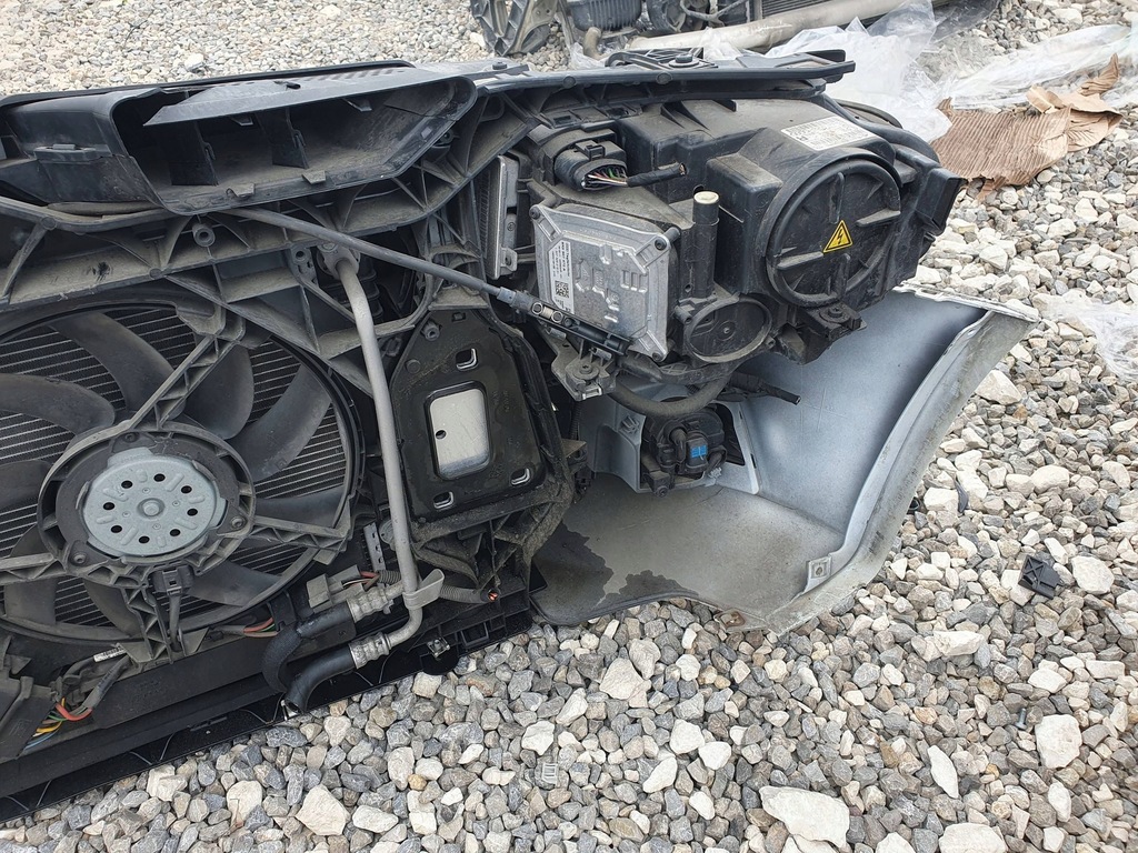 фото №7, Audi a4 b8 pas передній бампер радіатор лампи комплект kompletny перед