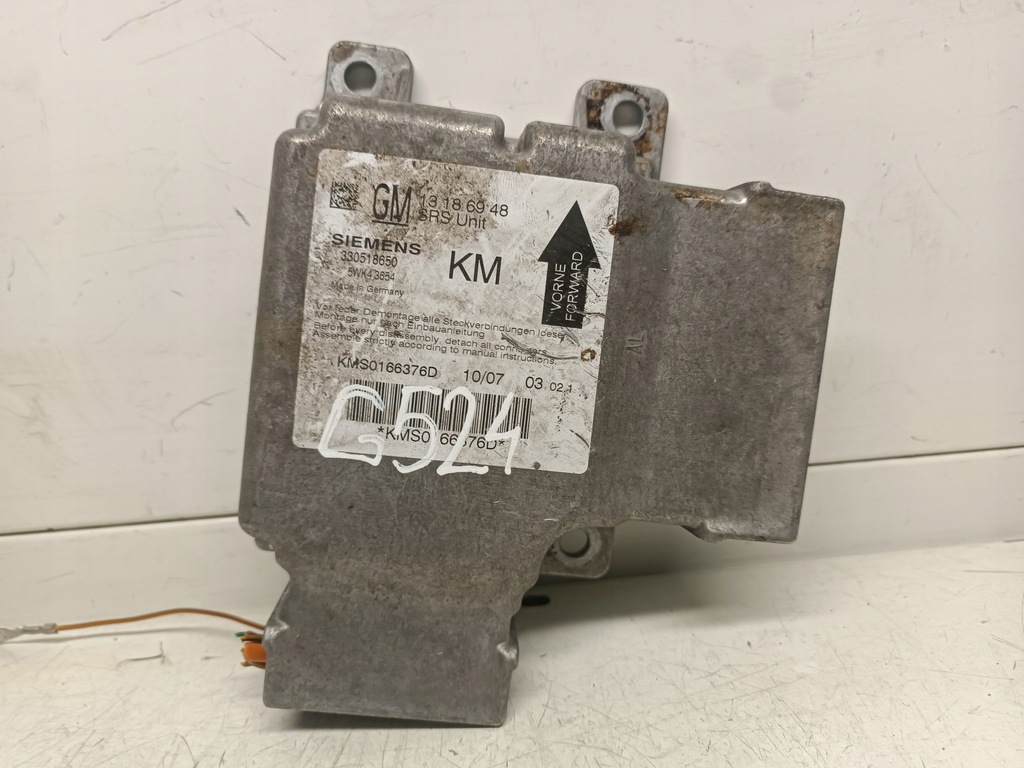 фото №1, Модуль датчик подушка безпеки opel vectra c 13186948 nr1212