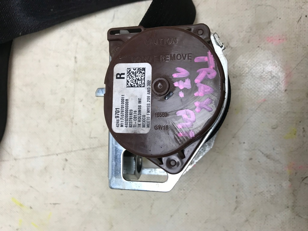 фото №8, Chevrolet trax 17- pas безопасности задняя usa