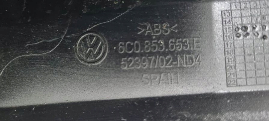 фото №8, Решітка радіатора vw polo 6co853653