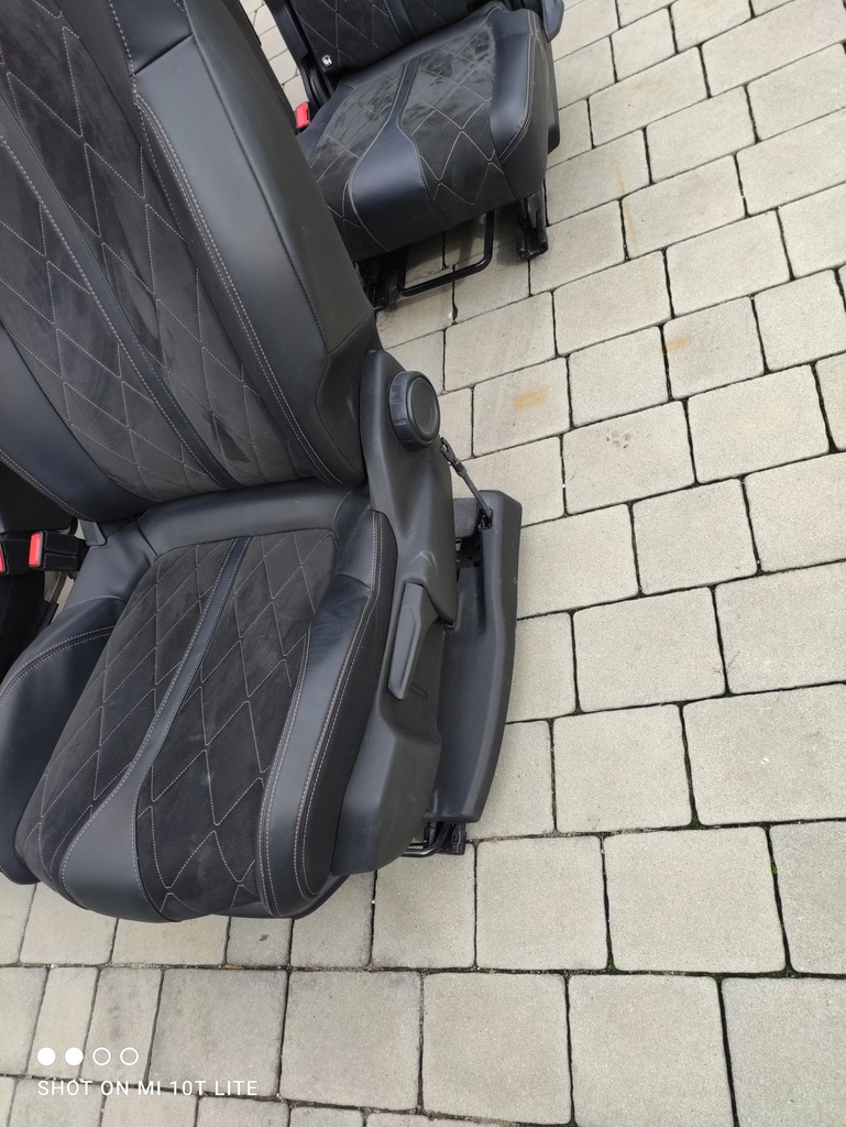 фото №11, Peugeot 5008 ii gt сидіння передні i середній шкіряний