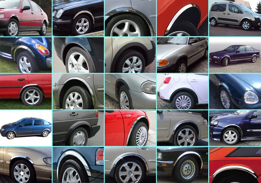 фото №8, Chrysler grand voyager накладки молдинг подкрылок левый правый крыло перед задняя