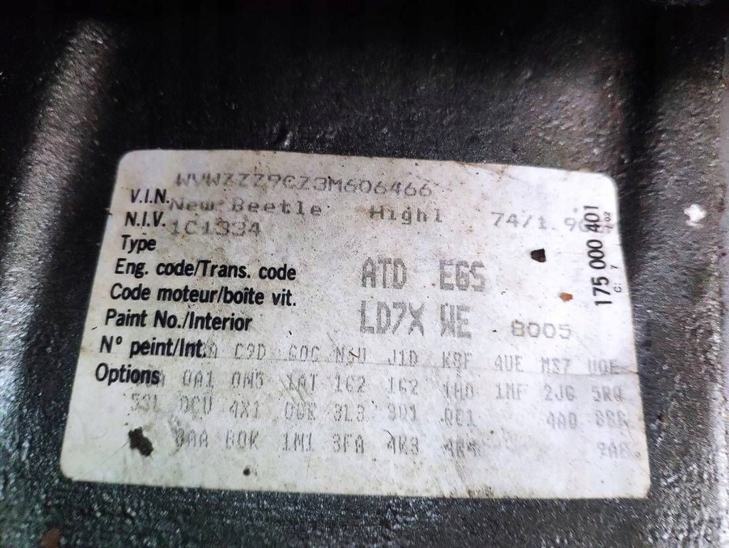 фото №8, Vw new beetle 1c 1.9 tdi atd seat skoda audi каталізатор 045178acb jd22347