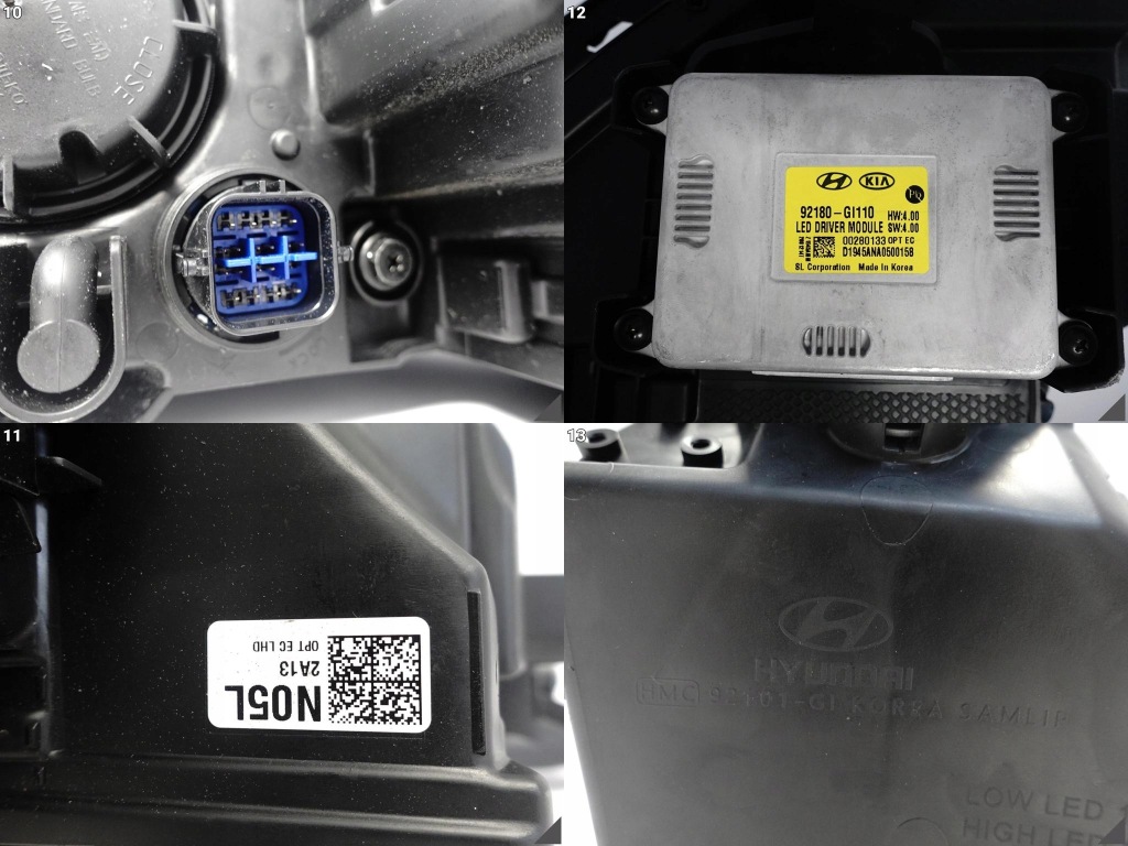 фото №11, Hyundai ioniq 5 21- лампа full led ліва перед europa +модуль n05l