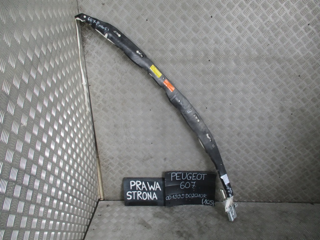 фото №6, Шторка безопасности правая 9656607480 peugeot 607 99-10 lift e2rc