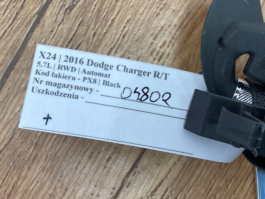 фото №8, Pas безопасности левый dodge charger 2015+usa