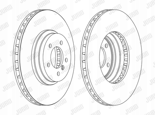 фото №1, Гальмівні диски гальмівні jurid 562519jc-1