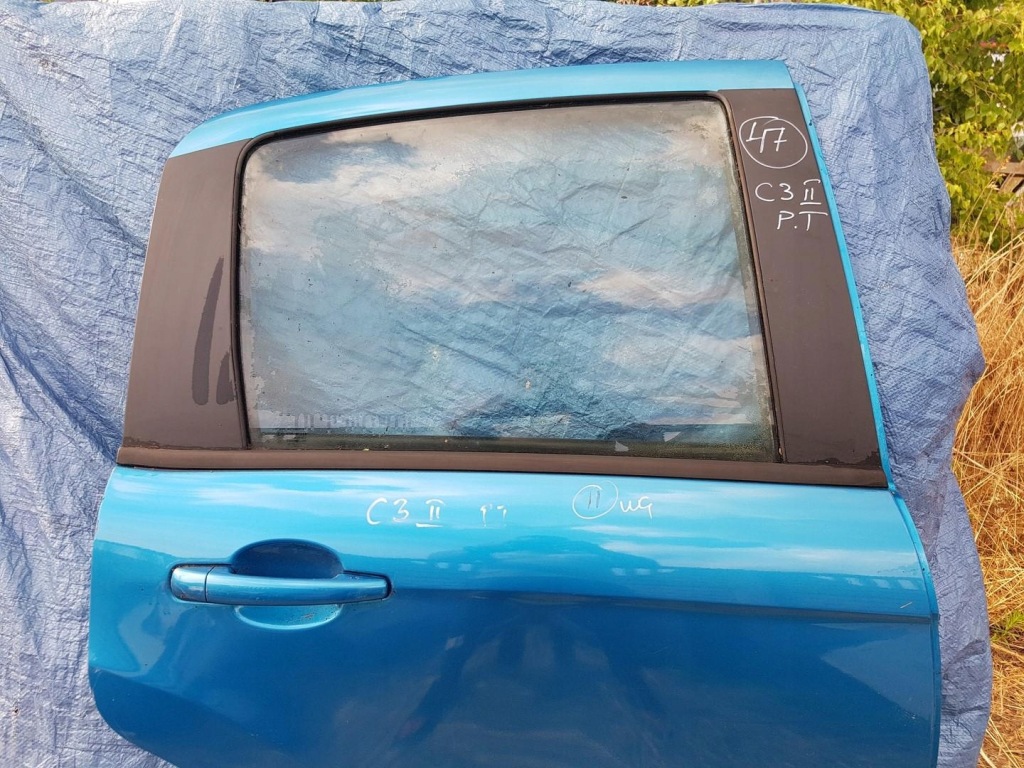 фото №3, Дверь правый задняя citroen c3 ii