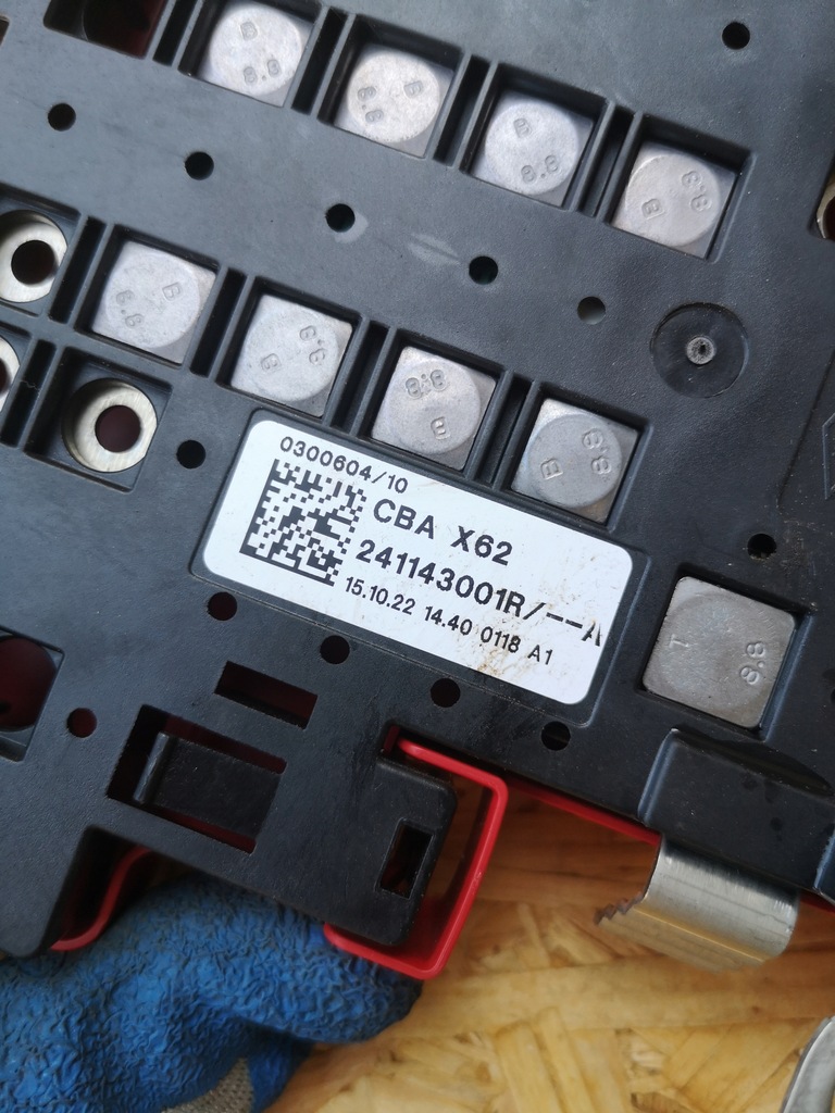 фото №6, Renault master iii клема плюсова запобіжник 241143001r 2022r