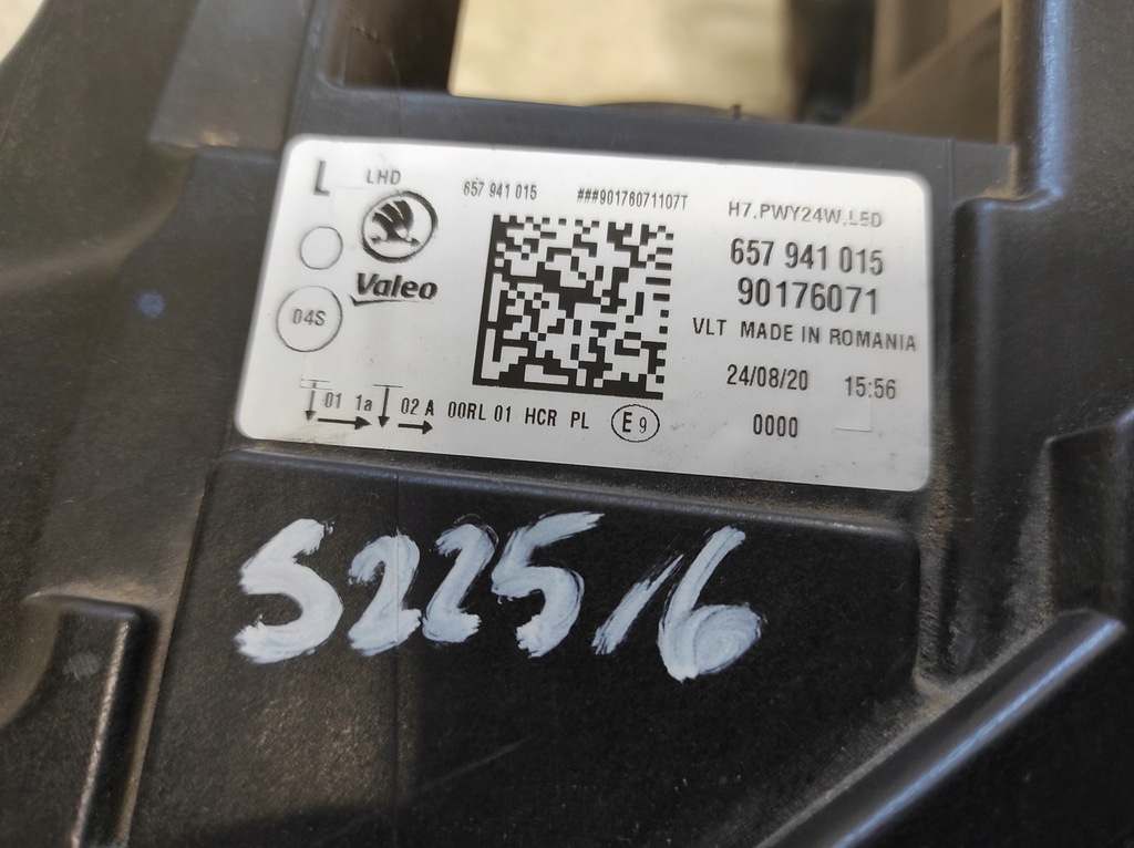 фото №8, Skoda scala 19- лампа ліва перед 657941015 - cała