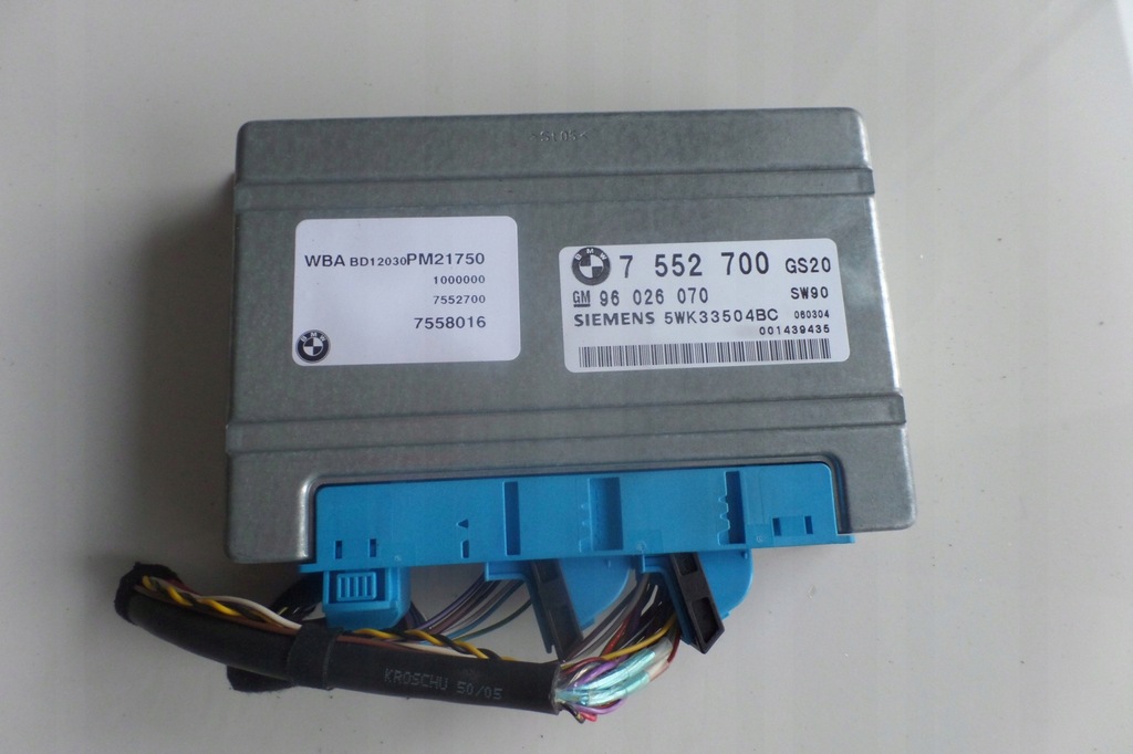 фото №7, Bmw e46 coupe блок керування бортовий комп'ютер коробки 7552700 g