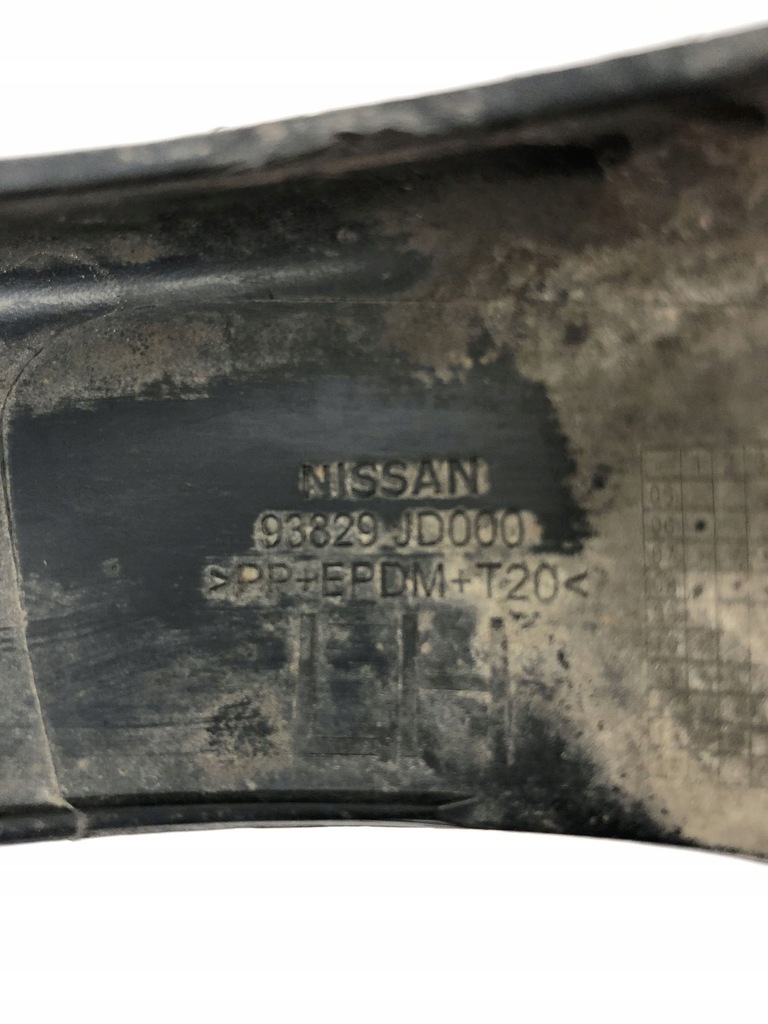 фото №6, Nissan qashqai 2008 задня сторона ліва молдинг крила заднього