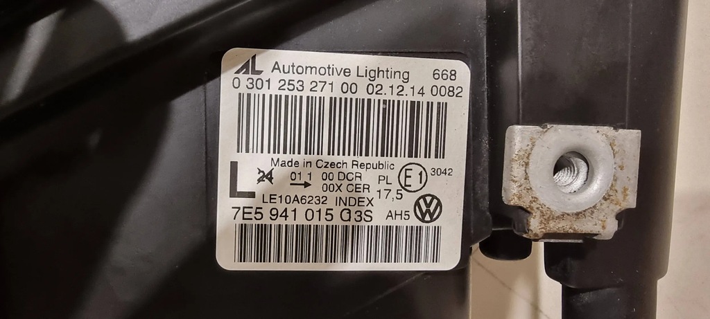 фото №12, Лампа перед bi ксенон led drl права ліва vw t5 lift '09-'15