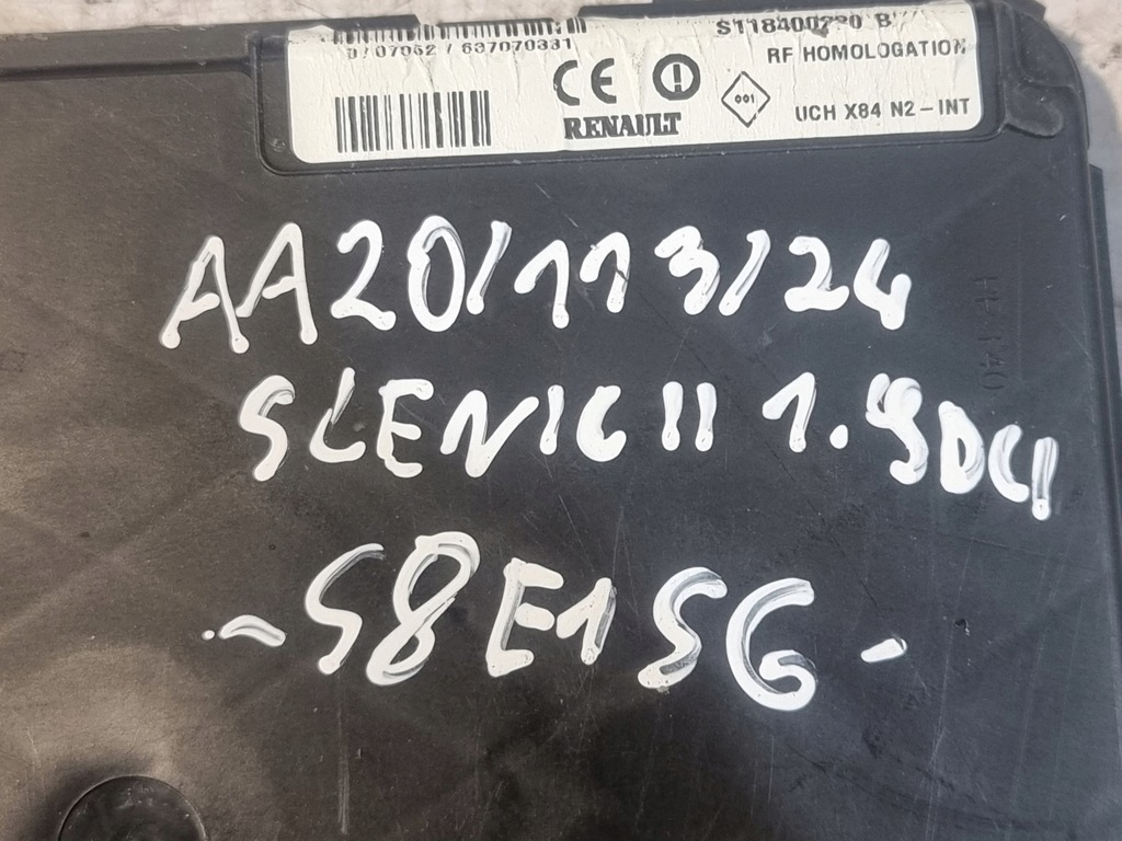 фото №8, Модуль bsi оригінальний номер 8200306434 renault scenic ii 1.9 dci 88kw 05r