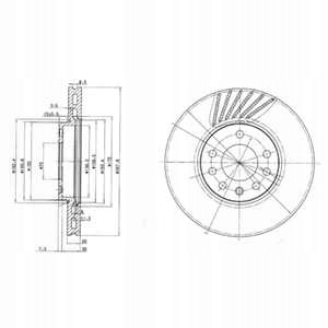 фото №3, Тормозные диски тормозные колодки перед delphi opel calibra a