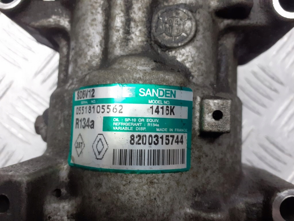 фото №3, Компрессор кондиционера renault kangoo i 1.6 8200315744