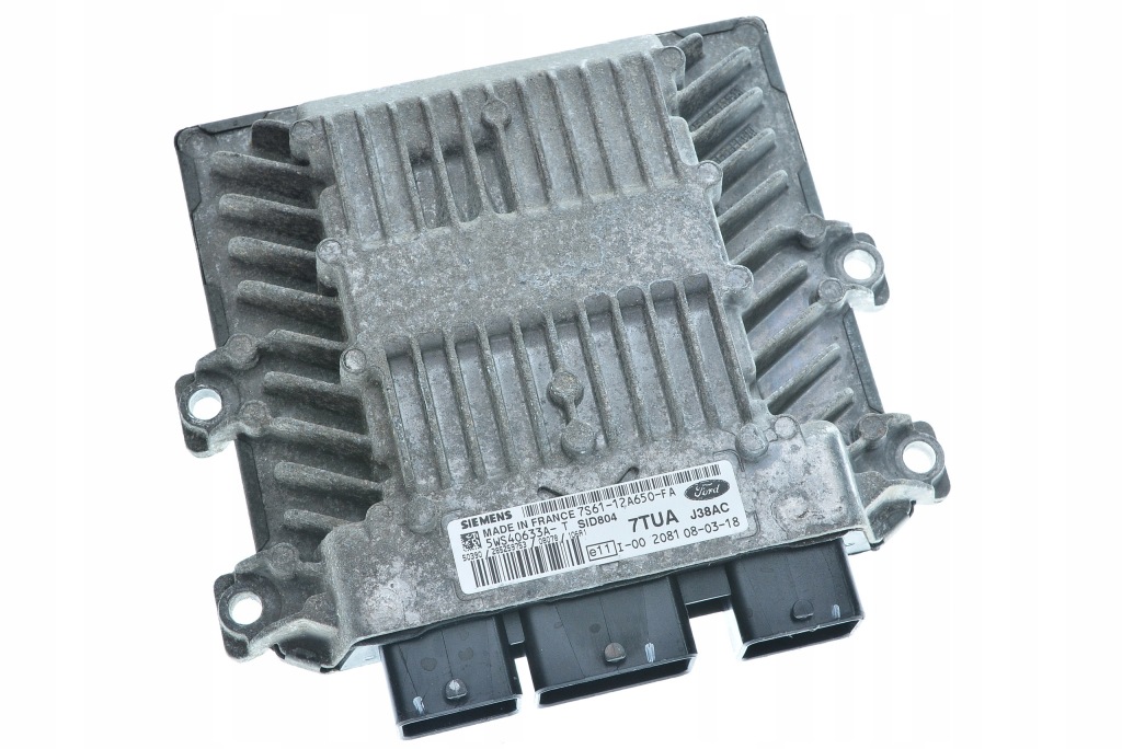 фото №1, Бортовой компьютер ford 1.4 7s61-12a650-fa 5ws40633a-t 7tua