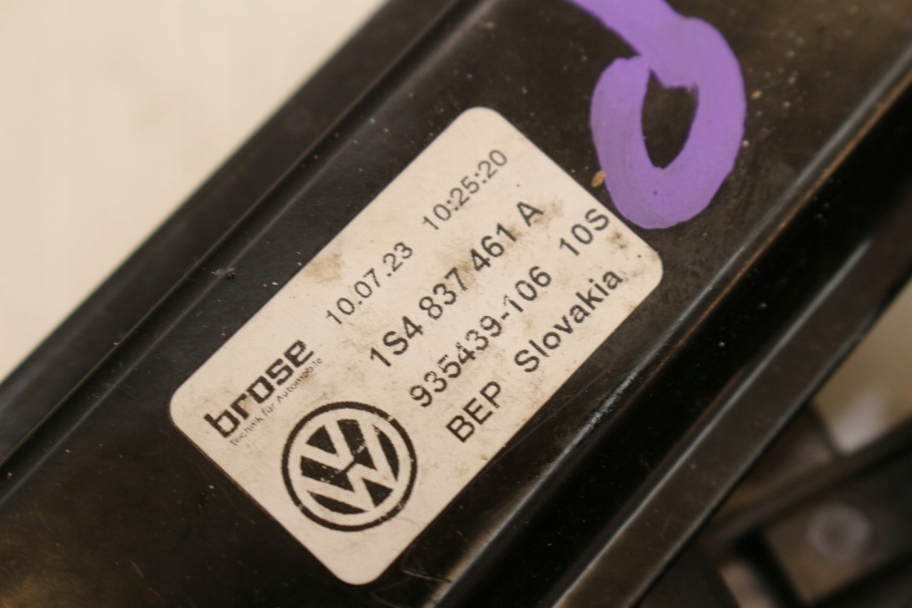 фото №4, Підйомник механізм скло лівий перед 1s4837461a vw up lift e-up 23r. eu