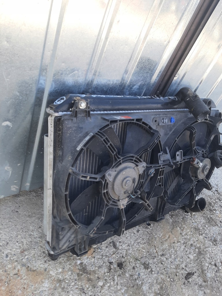 фото №12, Комплект радиатор вентиляторы 1.3 2.6 ванкель 13b 231km mazda rx-8 rx8