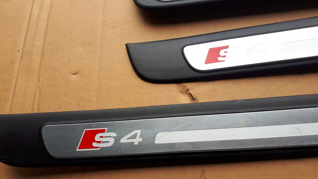 фото №5, S4 b8 a4 накладки накладки пороговые перед задняя 4x