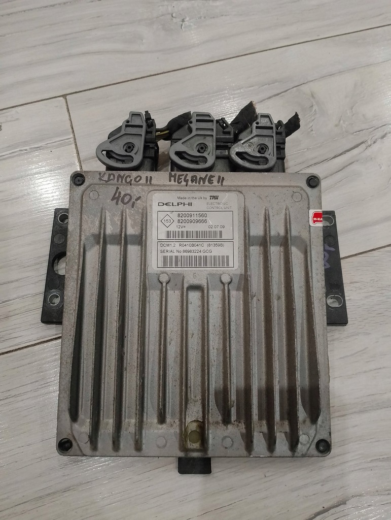 фото №1, Блок управления 8200911560 8200909666 renault kangoo ii megane ii