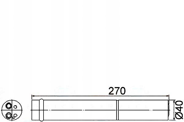 фото №2, Осушитель кондиционера renault clio modus 04- hella