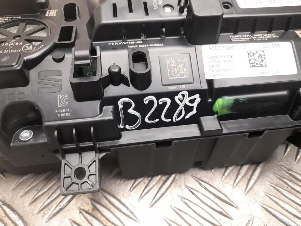 фото №6, Приборная панель приборная seat ateca 2021 км/ч механический коробка передач передач 5f09203