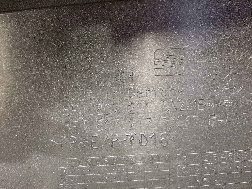 фото №9, Seat tarraco бампер перед 5fj807221d a7w