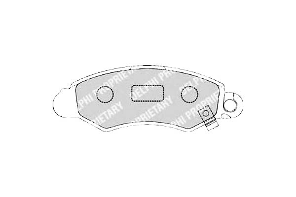 фото №1, Delphi тормозные колодки тормозные subaru justy ii justy iii