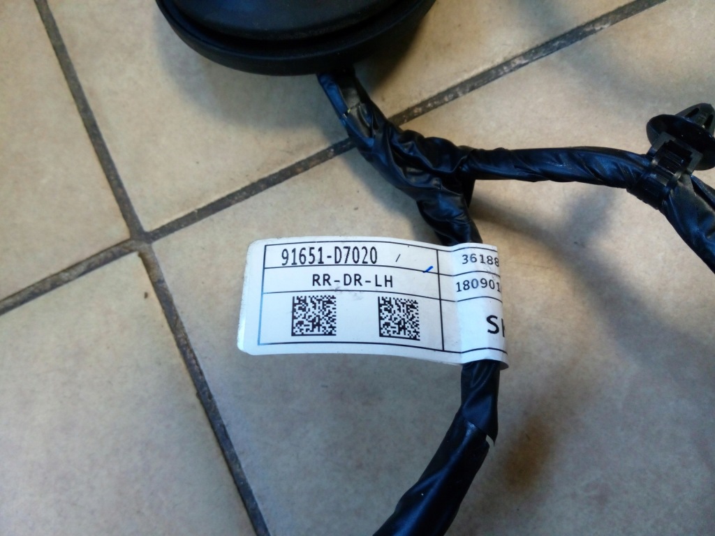 фото №7, Электропроводка жгут дверь hyundai tucson ii oryg.