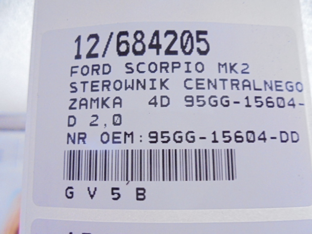 фото №5, Ford scorpio mk2 блок керування центрального замка 4d