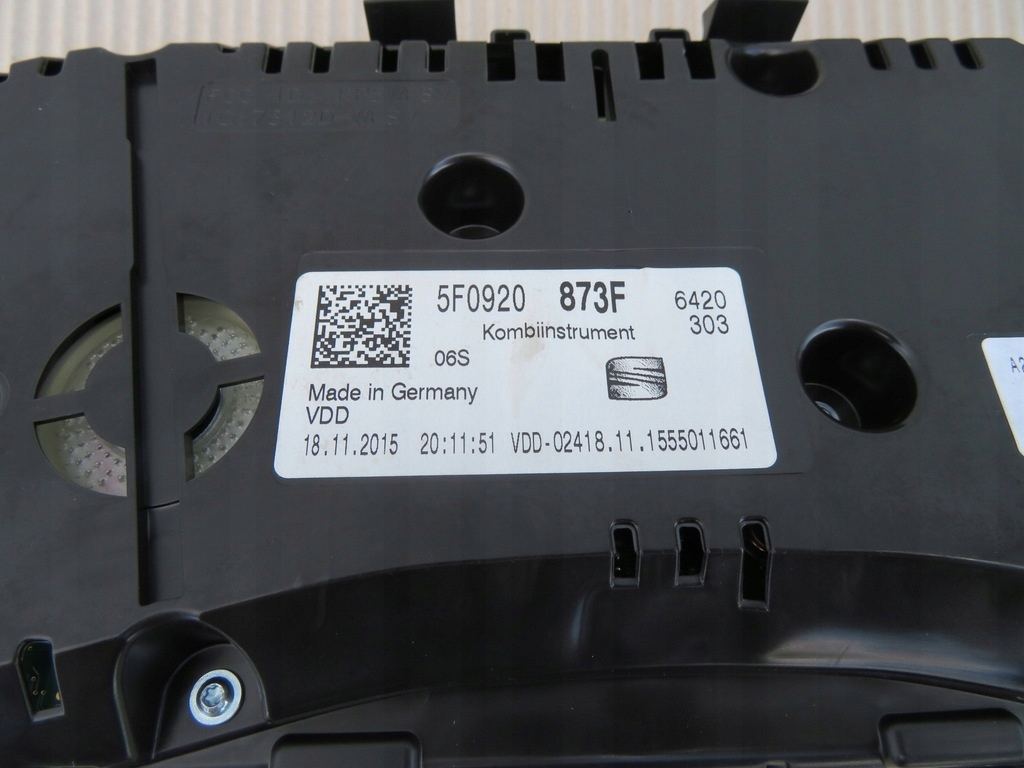 фото №6, Лічильник прилади seat leon iii fr 5f 5f0920873f eu