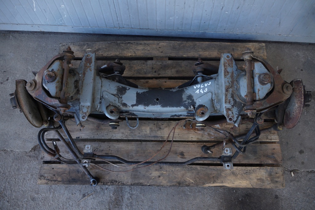 фото №4, Volvo 140 144 145 підвіска перед передні балка пружина підрамник