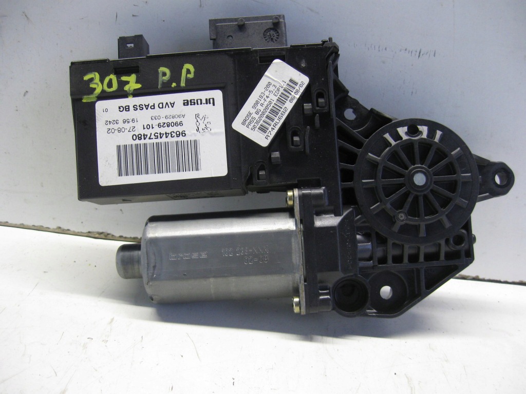 фото №1, Моторчик опускання скло правий перед 307 #