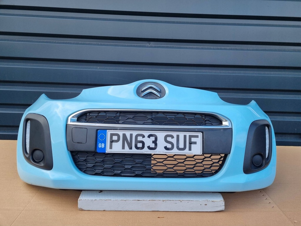 фото №1, Citroen c1 lift 2012- бампер перед оригинал g089