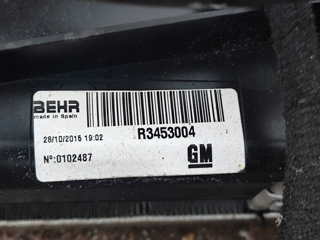 Opel meriva b 1.4 рестайлинг  комплект chłodnic13346107 Цена