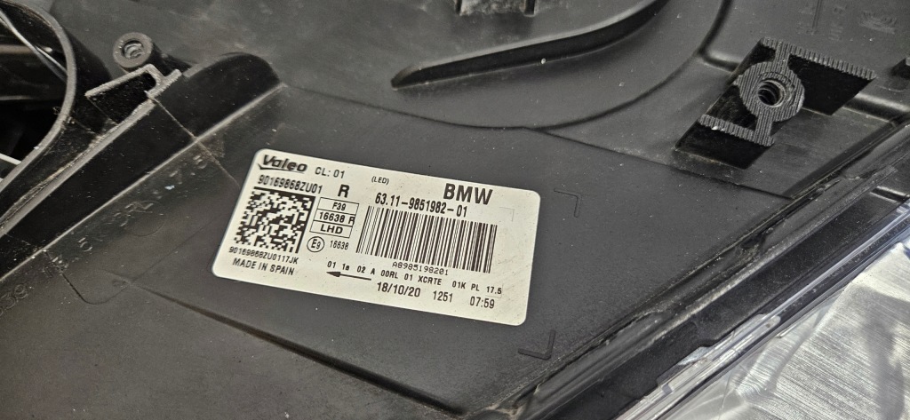 фото №5, Bmw x2 f39 фара full led правый лампа правая