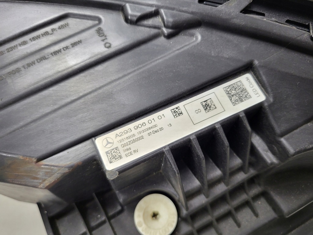 фото №10, Mercedes eqc w293 лампы full led matrix перед передние комплект