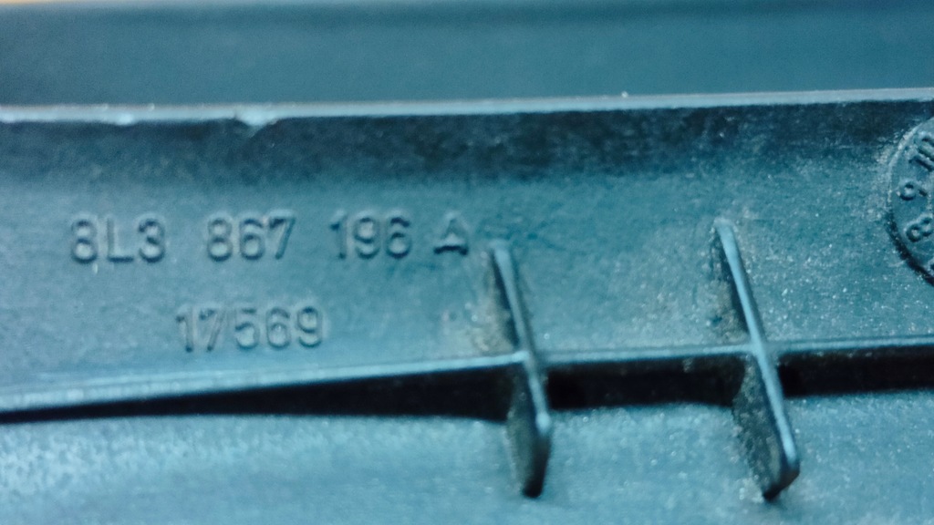 фото №5, Заглушка обшивка двері audi a3 8l 3d 8l3867196a